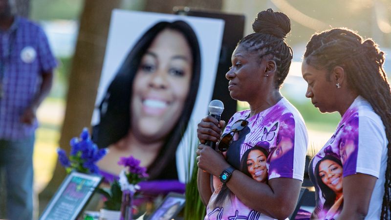 Featured image for Florida community mourns loss of mother killed by neighbor.