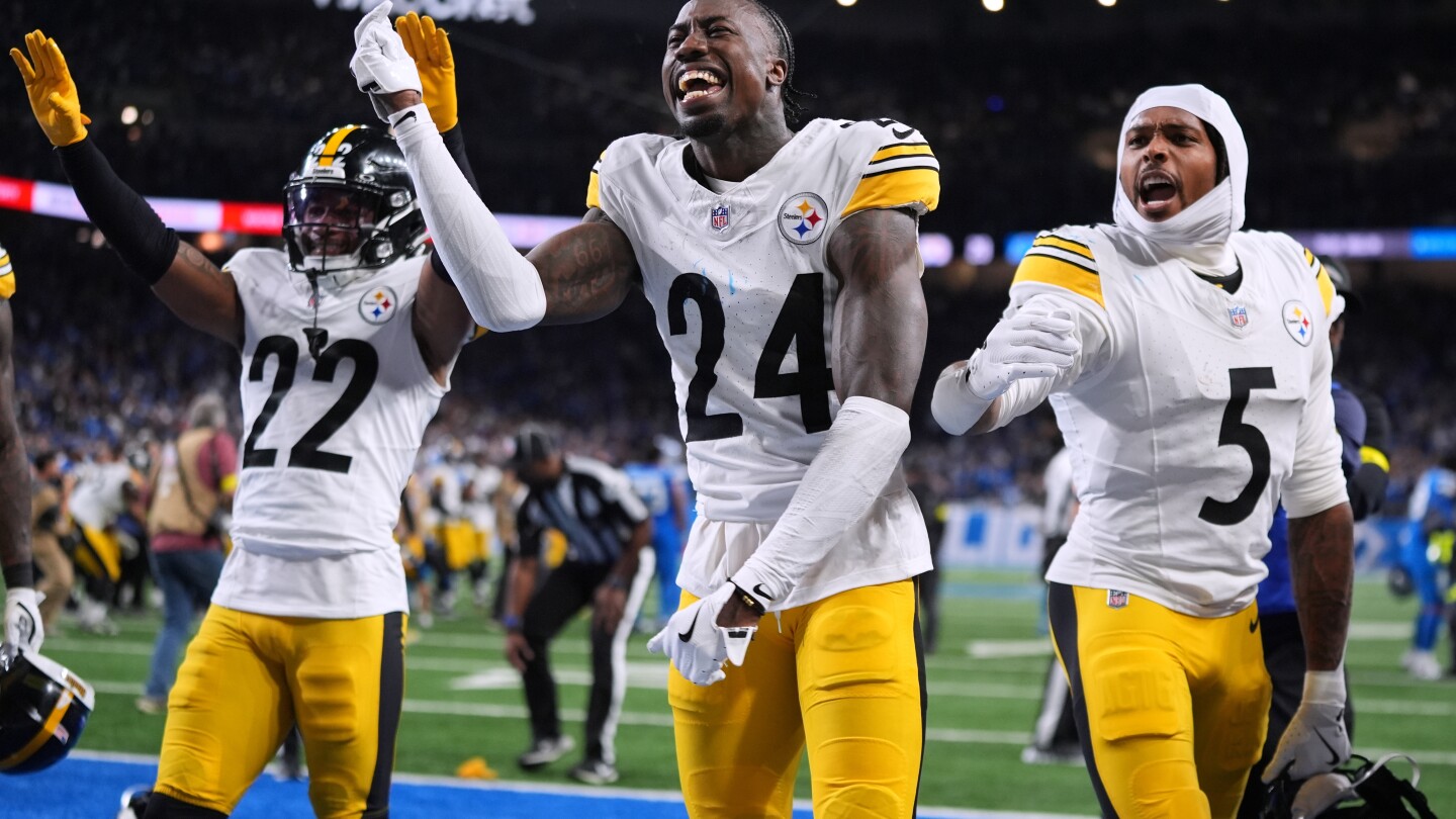 Steelers edge Lions in a wild finish amid controversial penalties