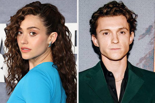 Featured image for Emmy Rossum Addresses Playing Tom Holland's Mother Despite Age Gap.