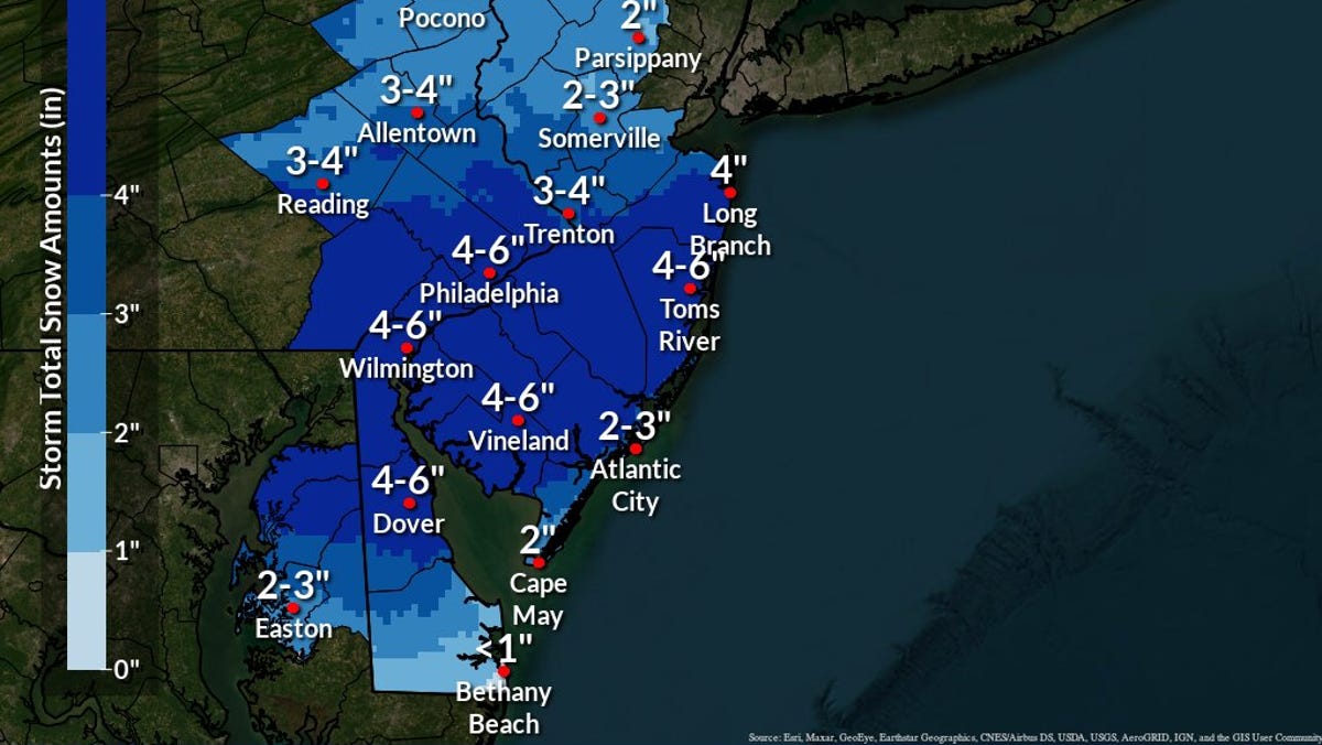 "Winter Storm Warning: Delaware Braces for 6 Inches of Snow"