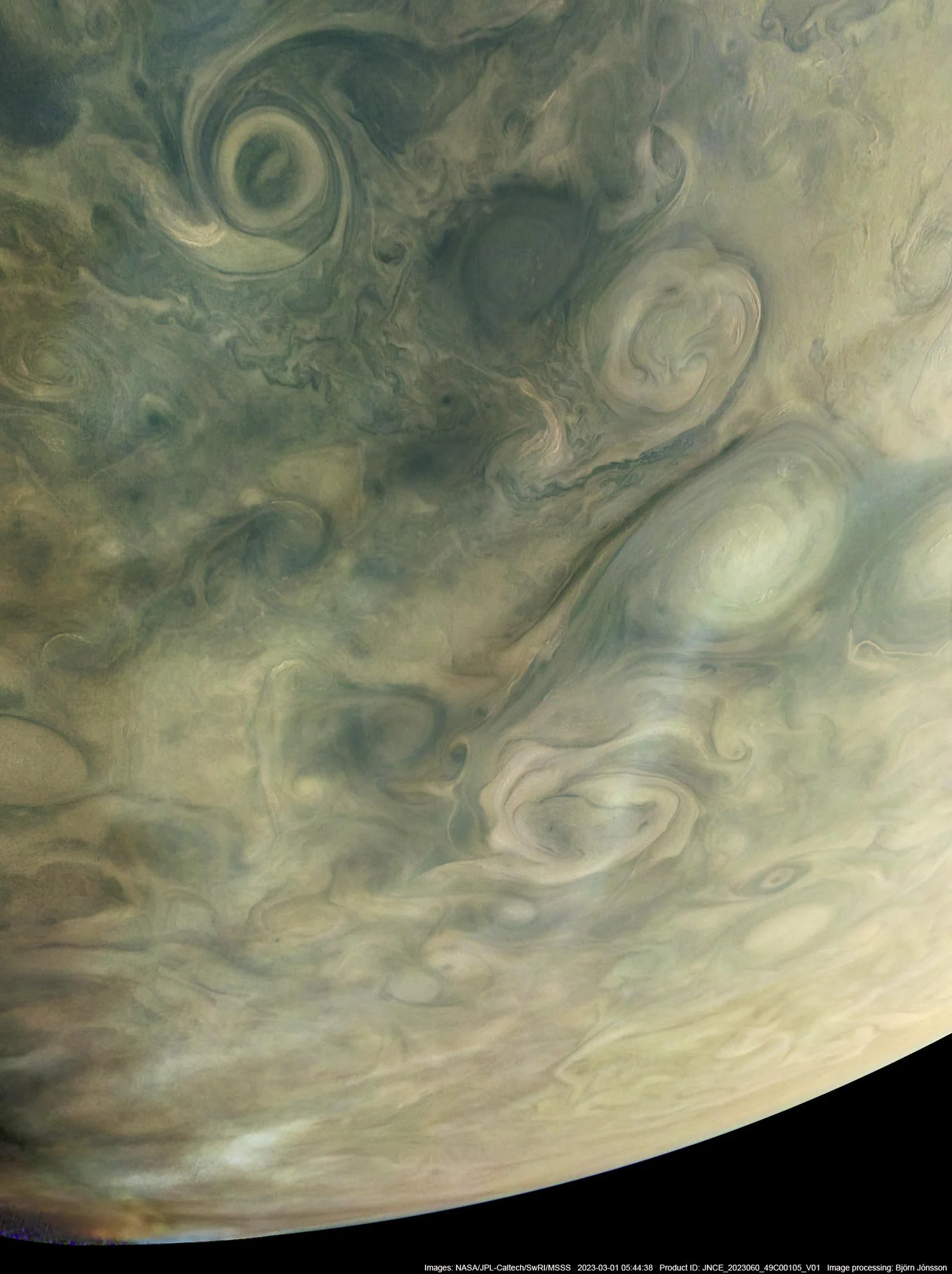 Featured image for Juno spacecraft captures stunning images of Jupiter's atmosphere.