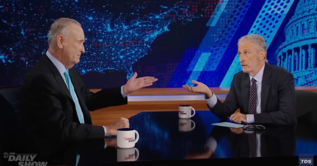 Featured image for "Jon Stewart and Bill O'Reilly Reignite Feud on 'The Daily Show'"