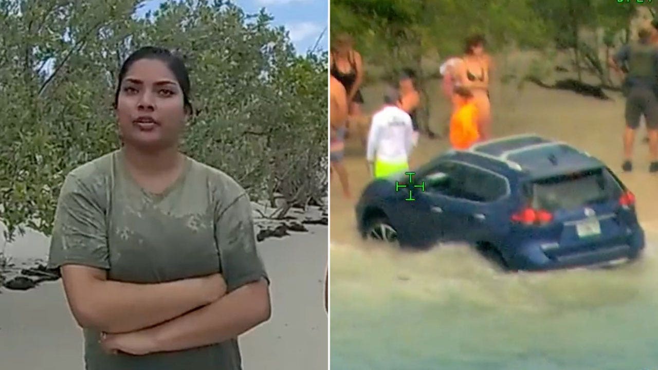 DUI Driver Speeds Through Beach, Ends Up in Water