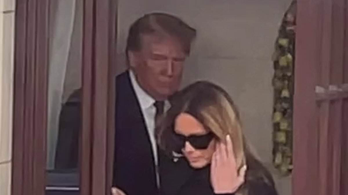 "Trump Family's Emotional Departure from Manhattan Catholic Church"