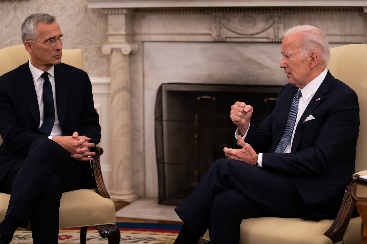 Biden and NATO Chief Convene Amid Turbulent Times for Alliance