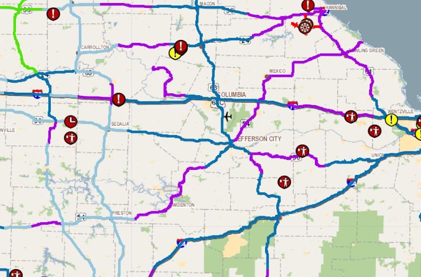 Featured image for "MoDOT Issues Warning as Icy Mix Causes Multiple Vehicle Slide-Offs in St. Louis"