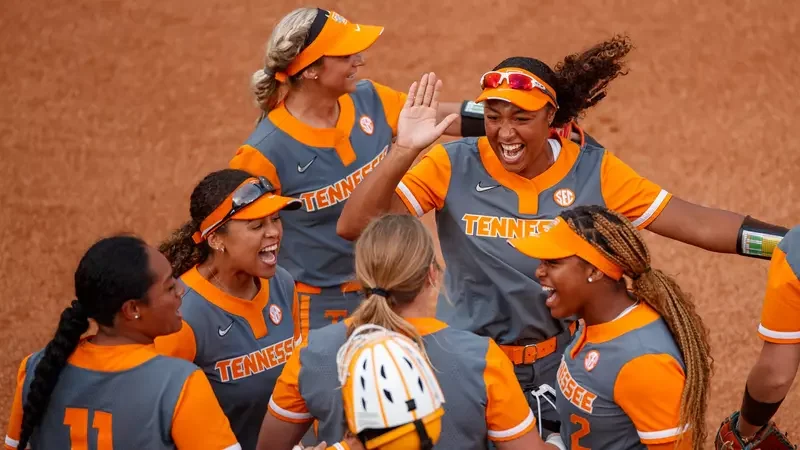 Tennessee dominates Indiana with four home runs in NCAA softball regional.