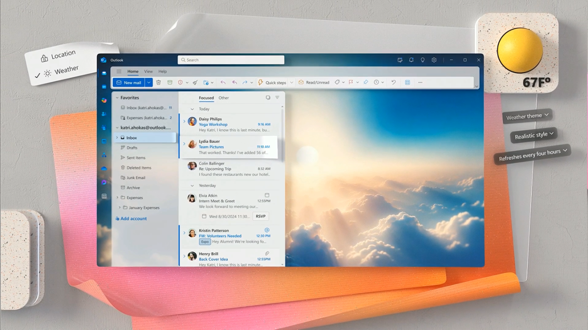 Featured image for Microsoft Outlook Introduces AI-Powered Dynamic Themes
