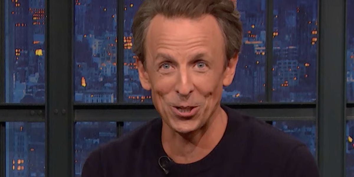 Featured image for "Seth Meyers Reacts to Shocking Trump Claim and Returns to 'Late Night' After Writers' Strike"