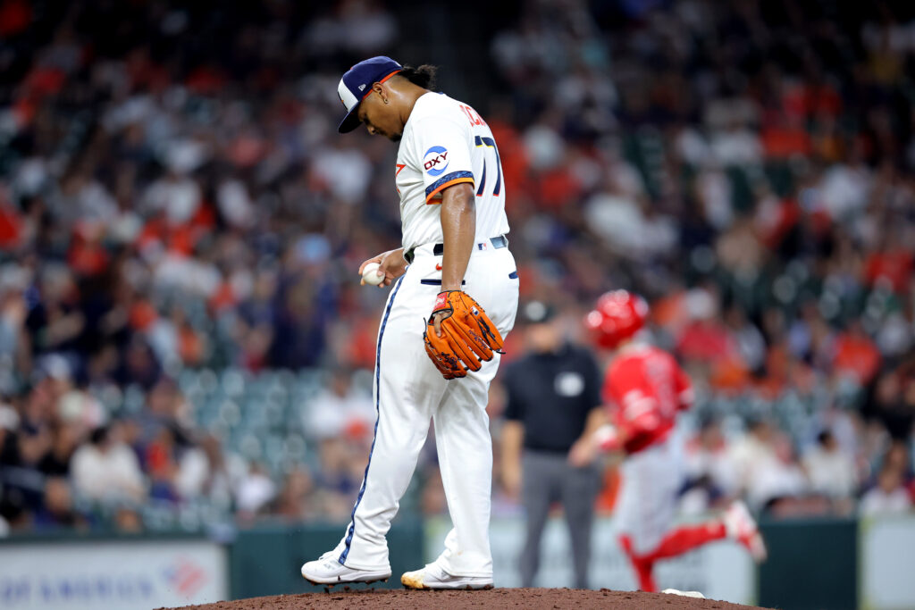 Featured image for Astros' Luis Garcia sidelined again with elbow issues after Tommy John recovery