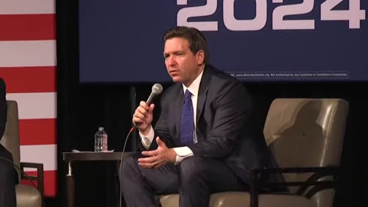 "Ron DeSantis Takes Strong Stance on Israel, Terrorism, and Student Activism"
