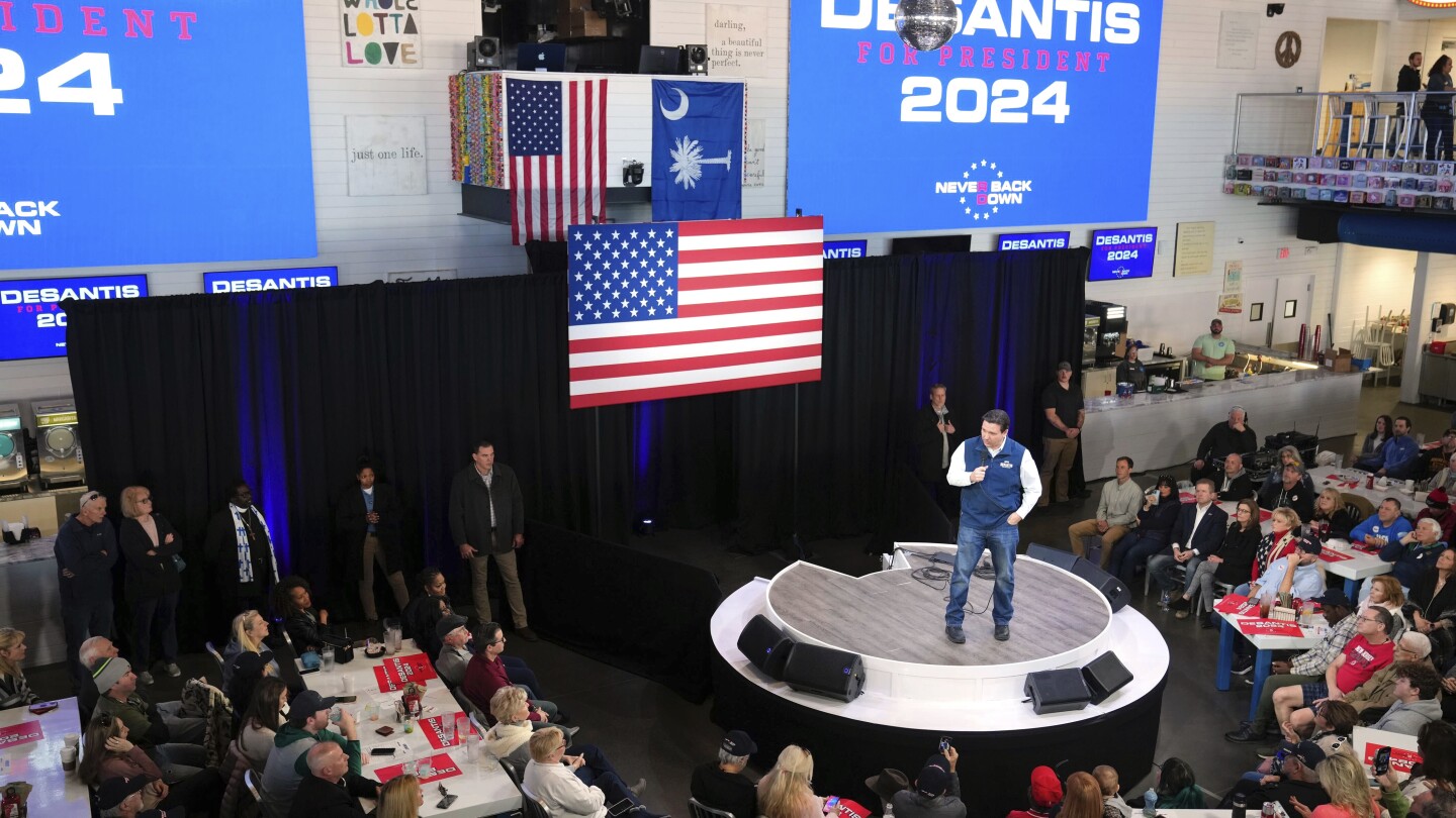 "DeSantis Gains Ground in South Carolina Ahead of 2024 Election"